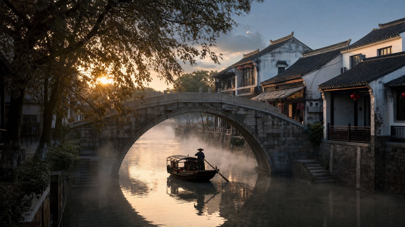 Zhujiajiao Water Town · Departure