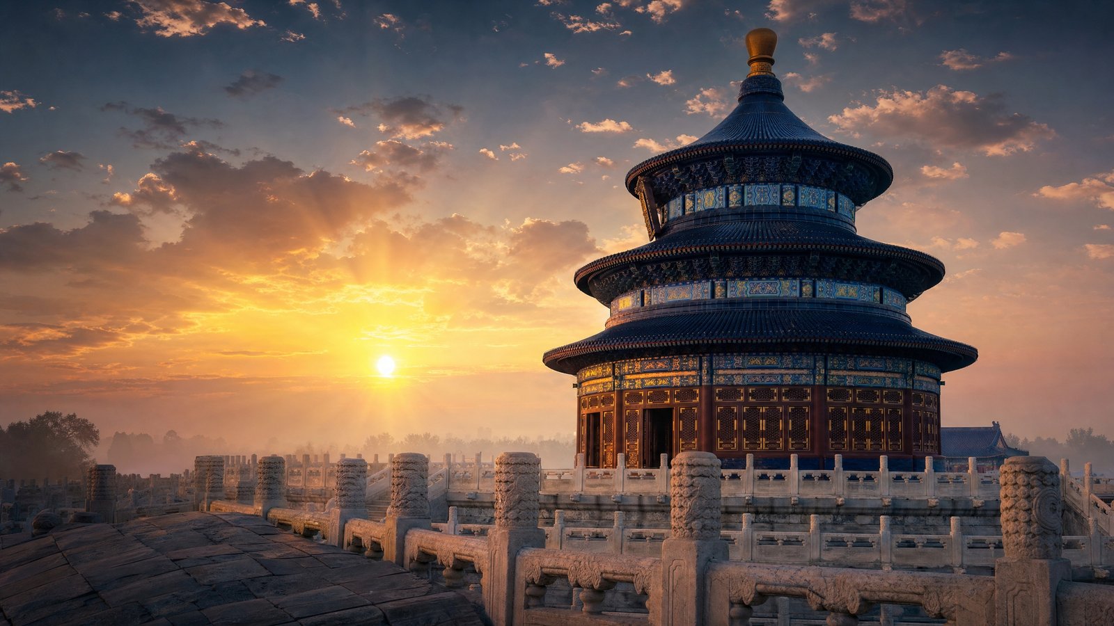 Summer Palace · Temple of Heaven · Departure to Xi'an